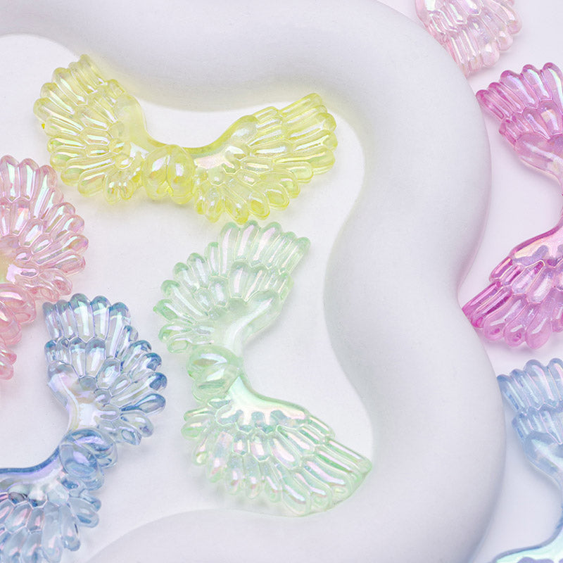 FS5306- UV Love Angel Wing Beads