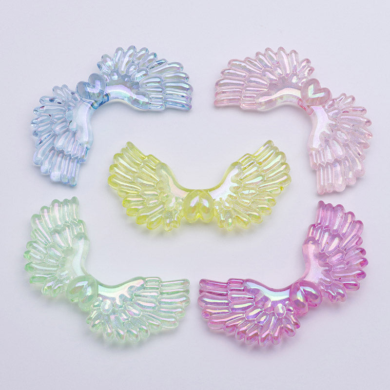 FS5306- UV Love Angel Wing Beads