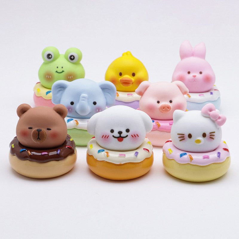 FS5157- Cartoon Animal Resin Donut Pen Toppers