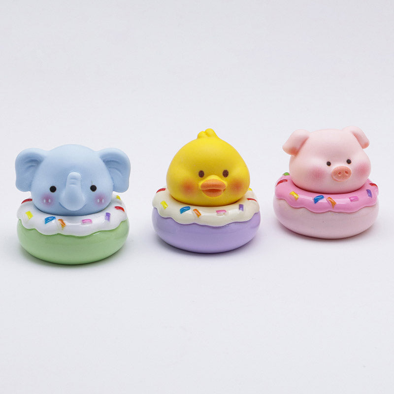 FS5157- Cartoon Animal Resin Donut Pen Toppers