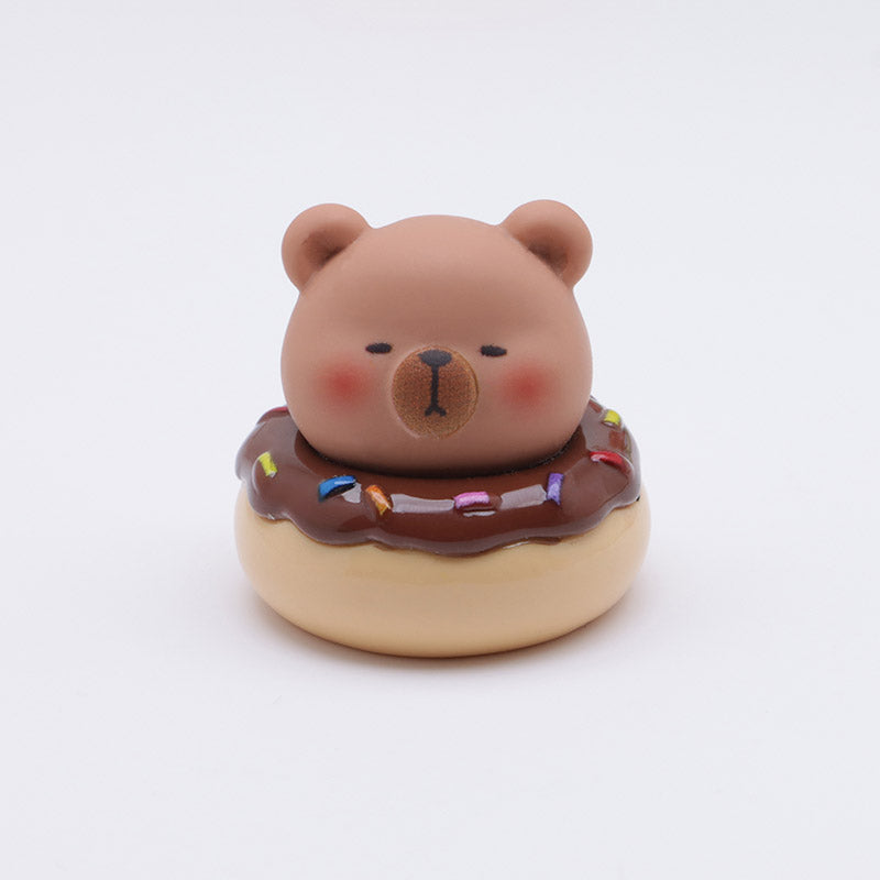 FS5157- Cartoon Animal Resin Donut Pen Toppers