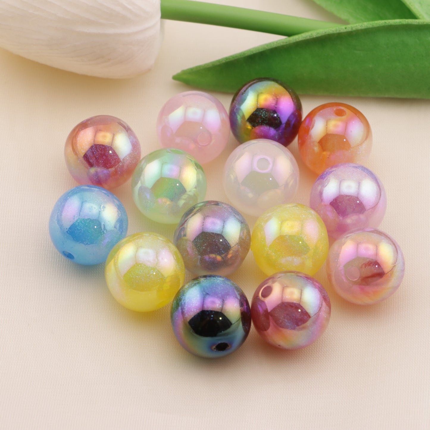 FS5790- 16mm UV Galaxy Beads Fit For Pen