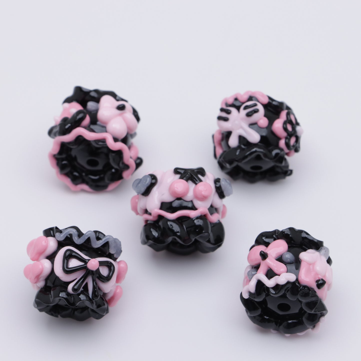 FS4671- Hand - Painted Handmade Beads