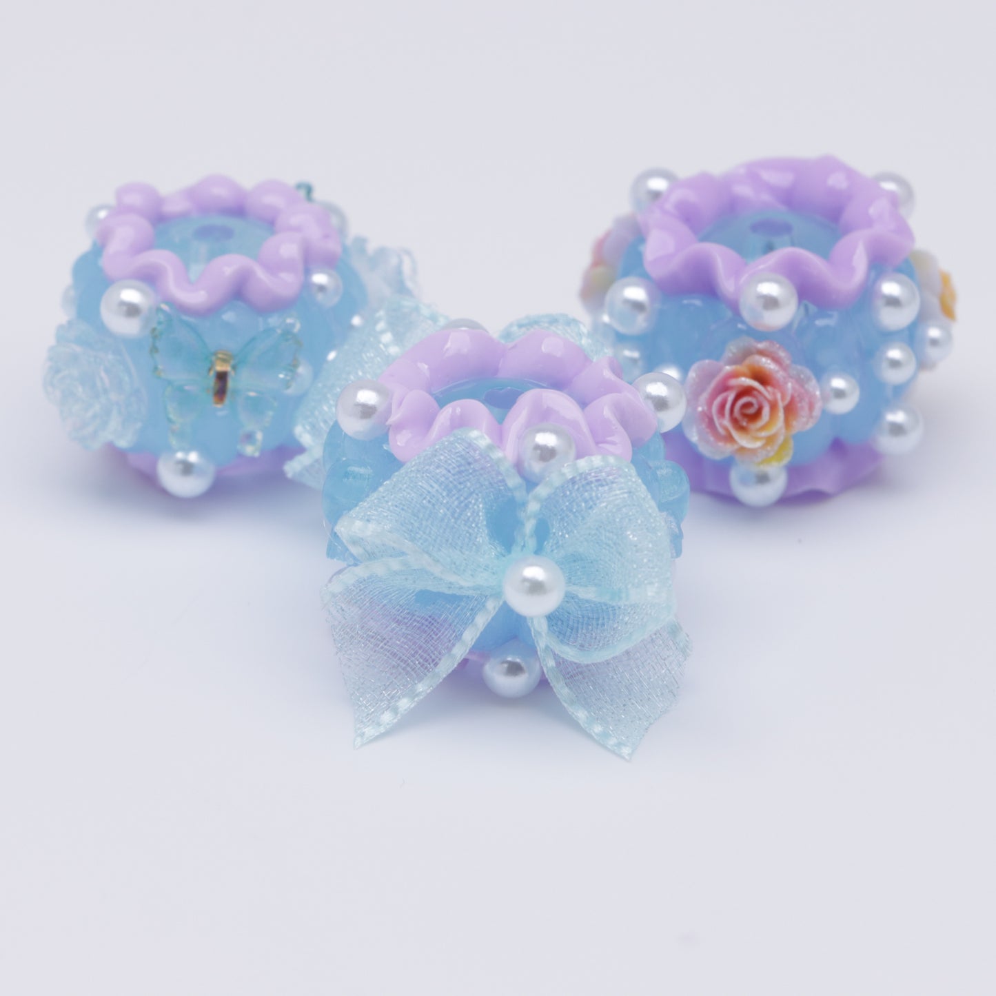 FS4978- Hand-painted Bowknot Beads