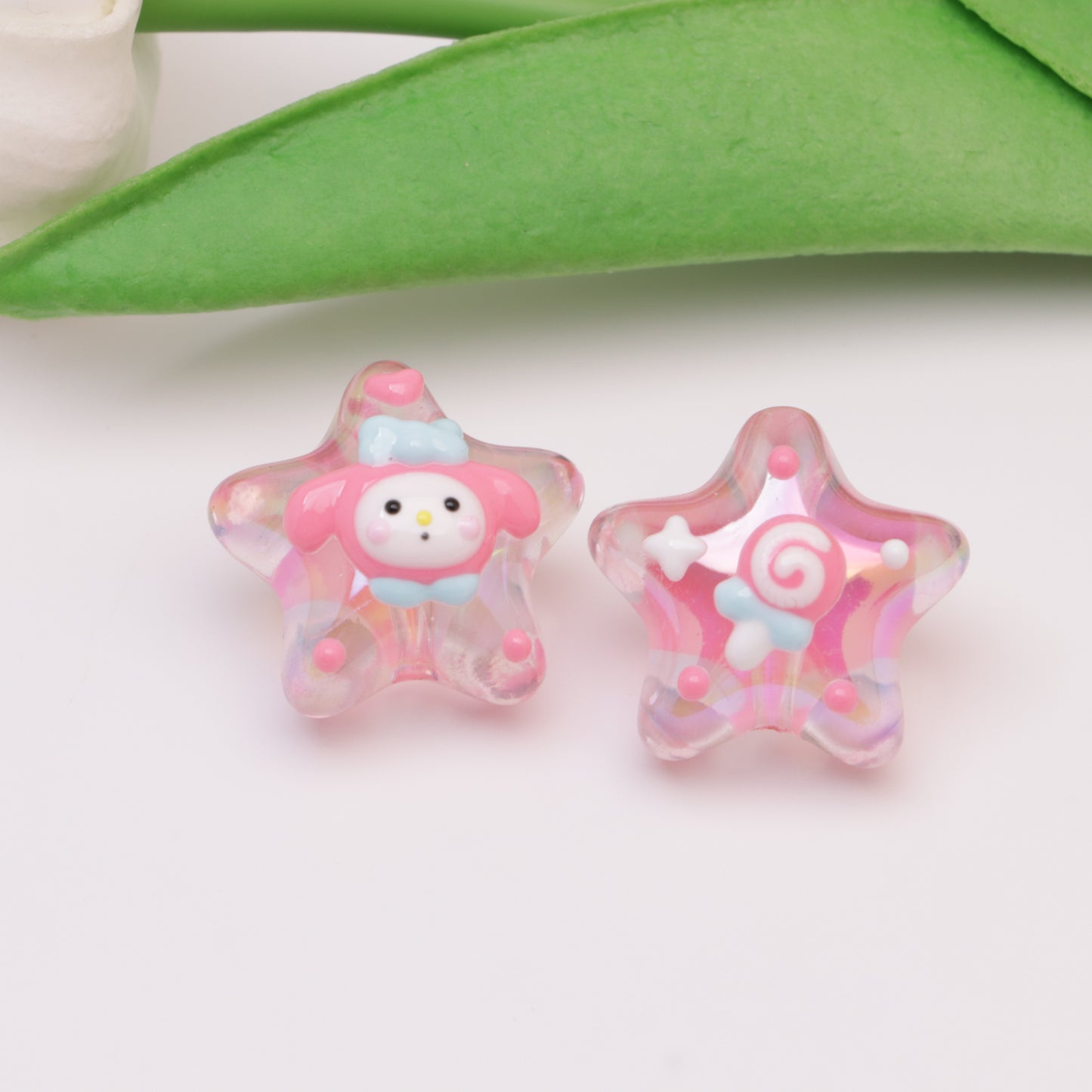 FS3695-21.5mm Hand - painted Five - pointed Star Melody