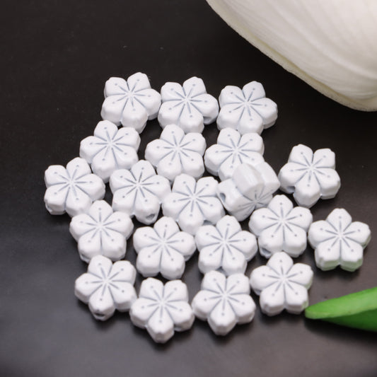 FS3220-10mm Flowers And Alloy Beads