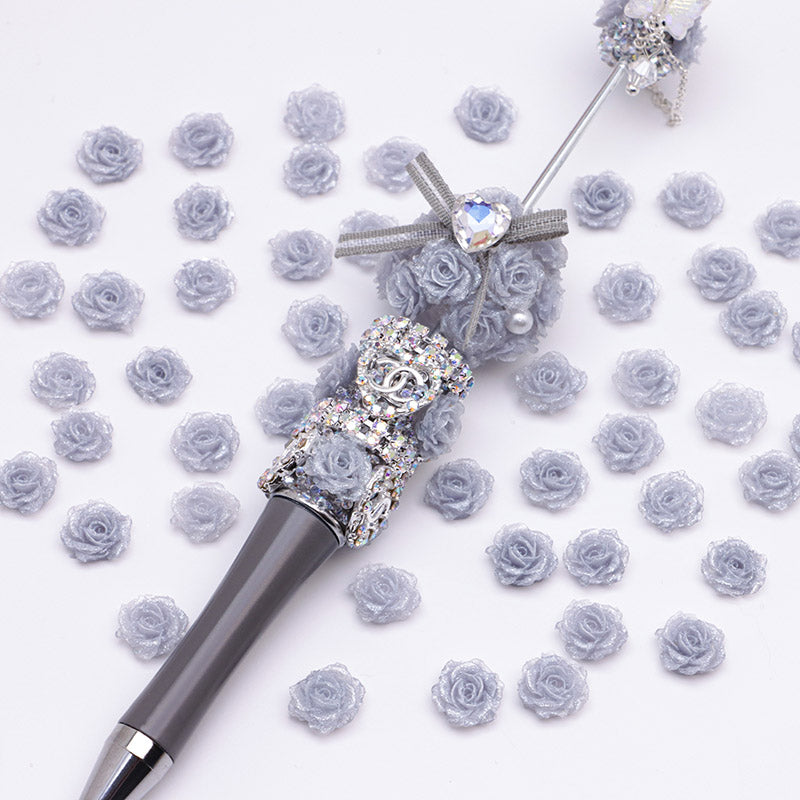 FS5101- 10mm Soft Flower Charms Soft Flower Patches Luminous