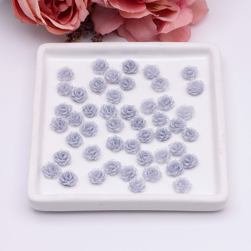FS5101- 10mm Soft Flower Charms Soft Flower Patches Luminous