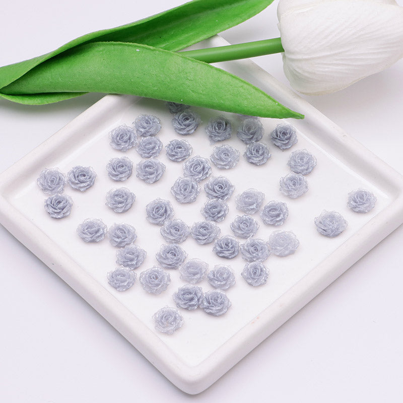 FS5101- 10mm Soft Flower Charms Soft Flower Patches Luminous