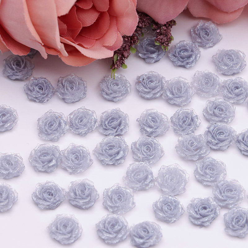 FS5101- 10mm Soft Flower Charms Soft Flower Patches Luminous