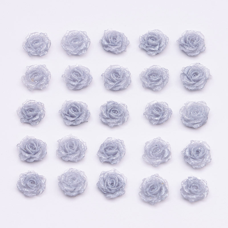 FS5101- 10mm Soft Flower Charms Soft Flower Patches Luminous