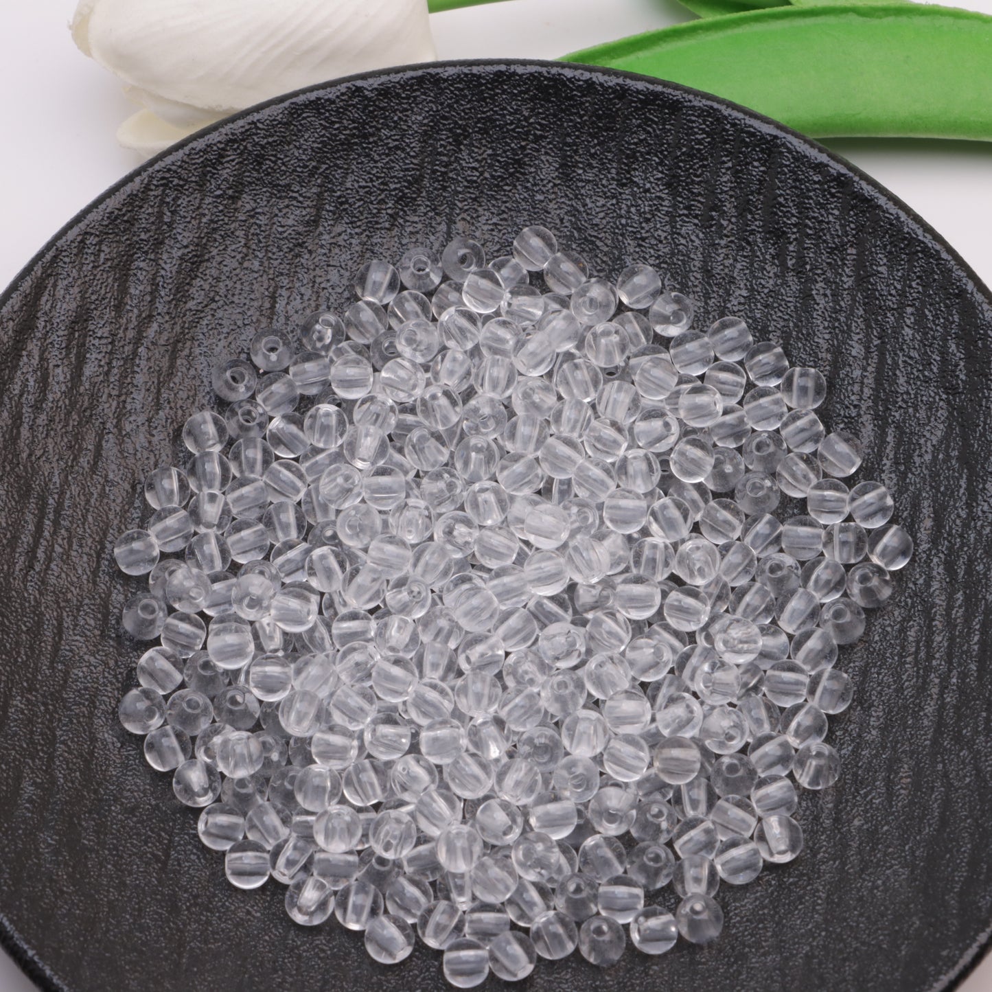 FS5629- 6mm Acrylic Transparent Beads (Require Pen Rotation)