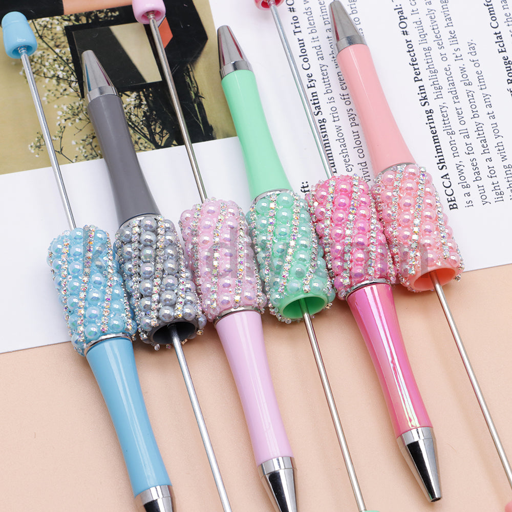 FS2089-Pearl Flash Chain Beadable Pens