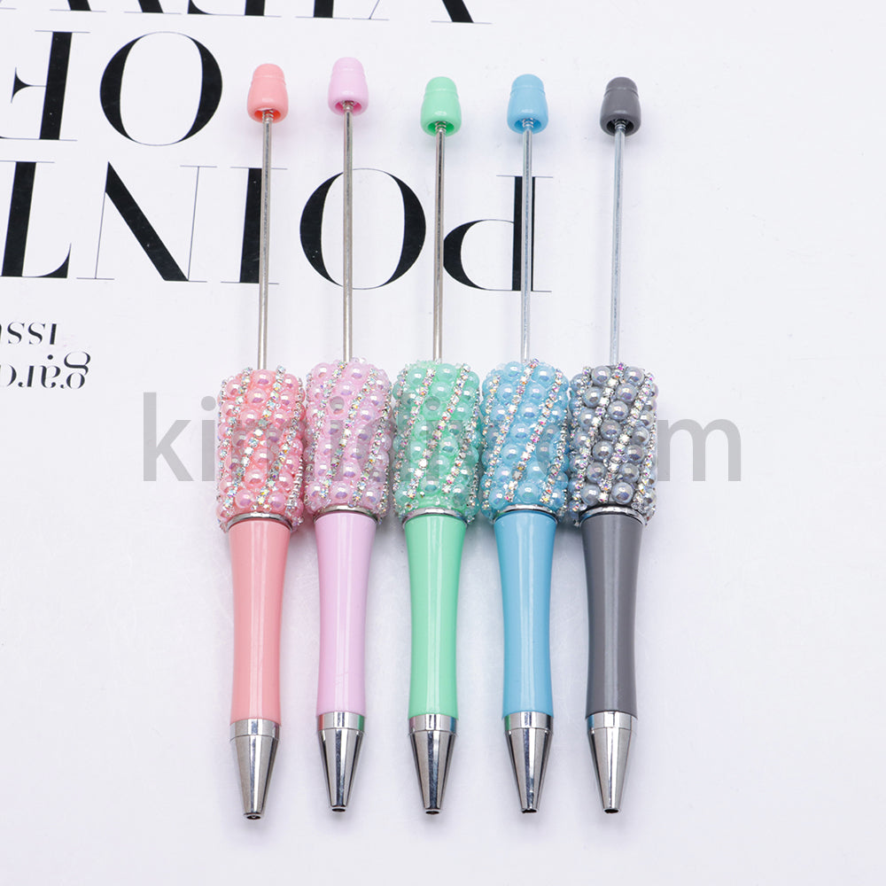 FS2089-Pearl Flash Chain Beadable Pens