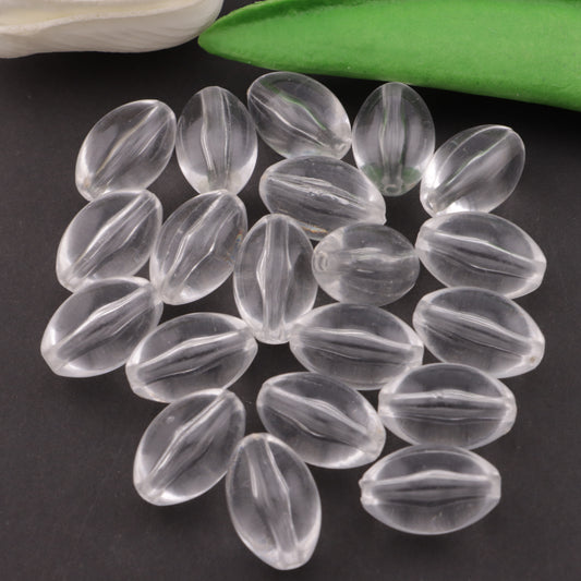 FS5319- 13*20mm Oval Transparent Base Beads