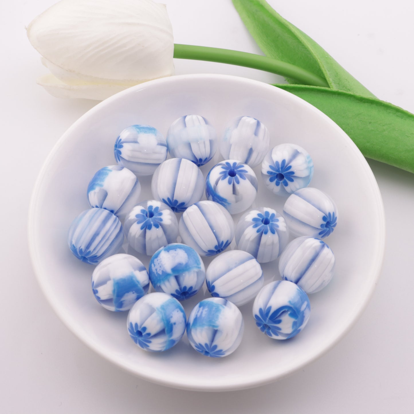 FS2192- 16mm Striped Beads