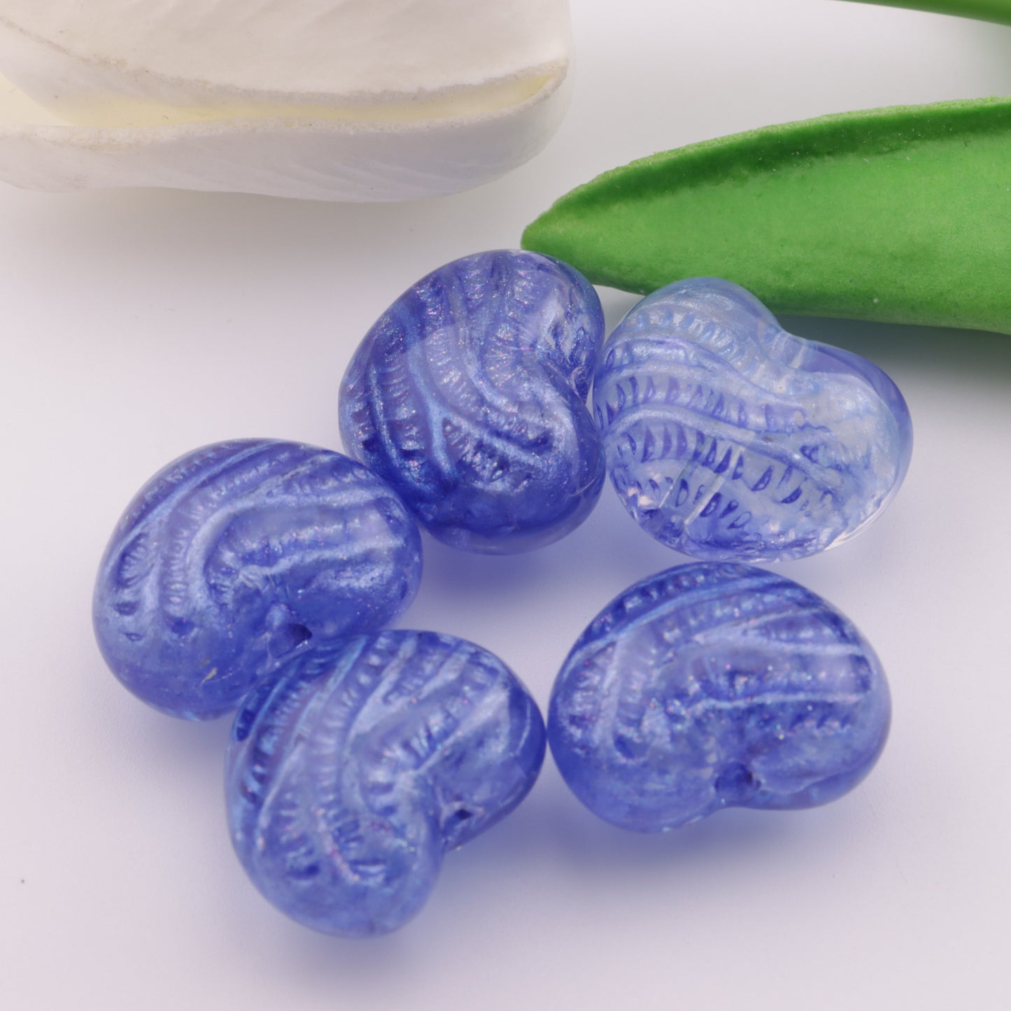 FS5270- 18*23mm Heart Beads Love Oil Painting Beads Fit For Pen