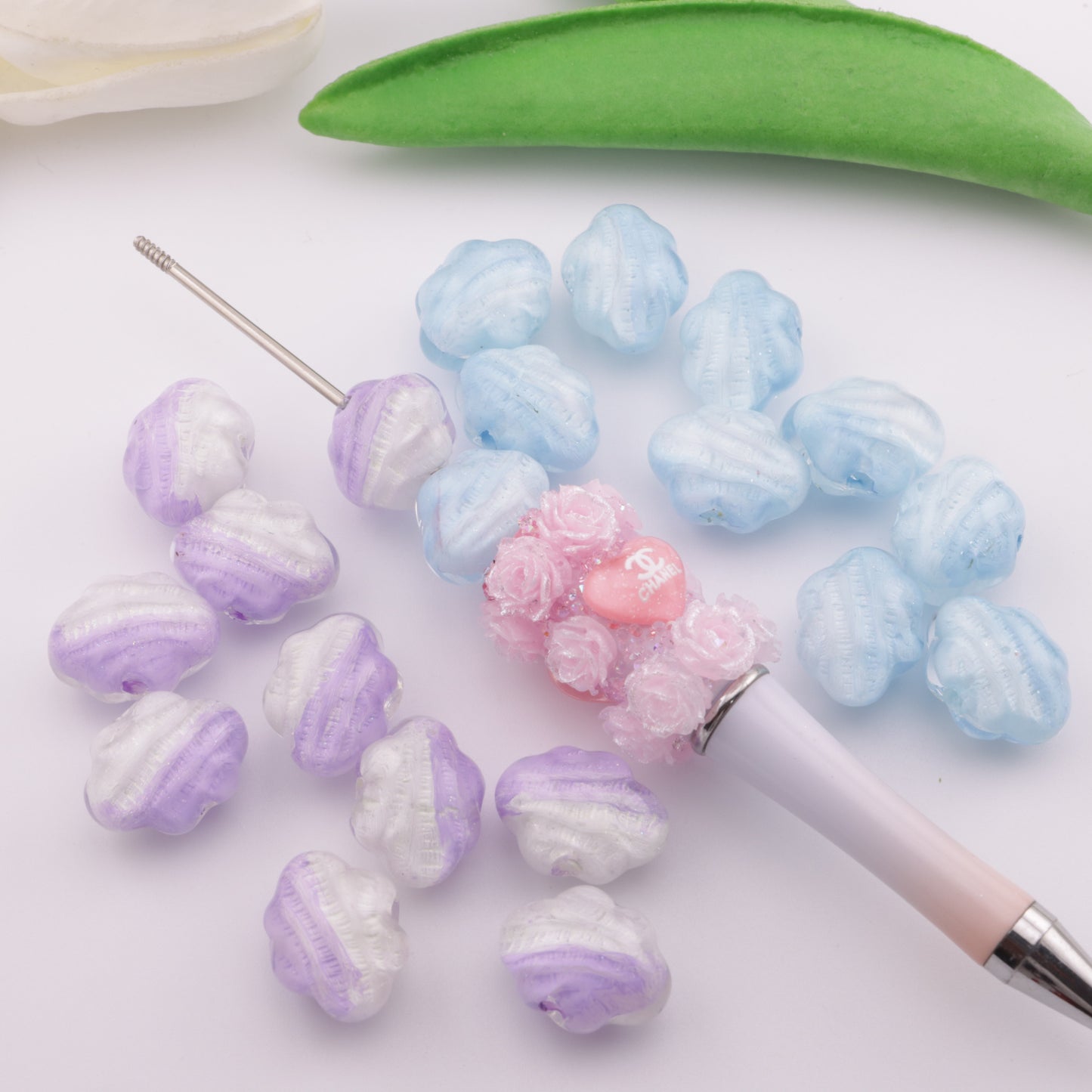 FS3171- 19mm Cloud Oil Painting Beads