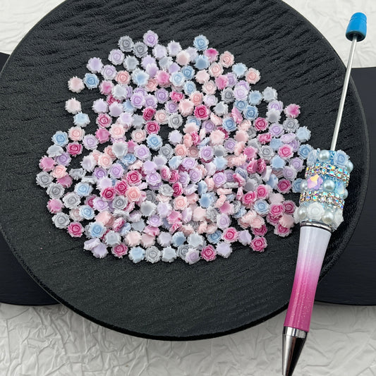 FS2151-500PCS 6MM dried Rose Flower Glowing