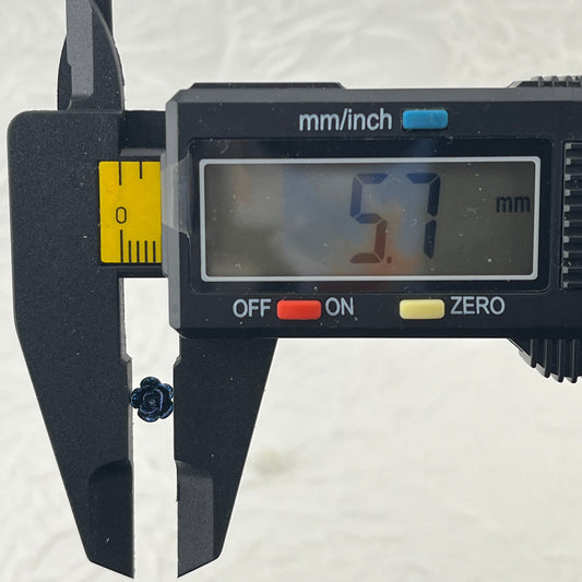 FS2145-6MM Blue Black Resin Nail Charms For Making Fancy Beads Or Fancy Pen