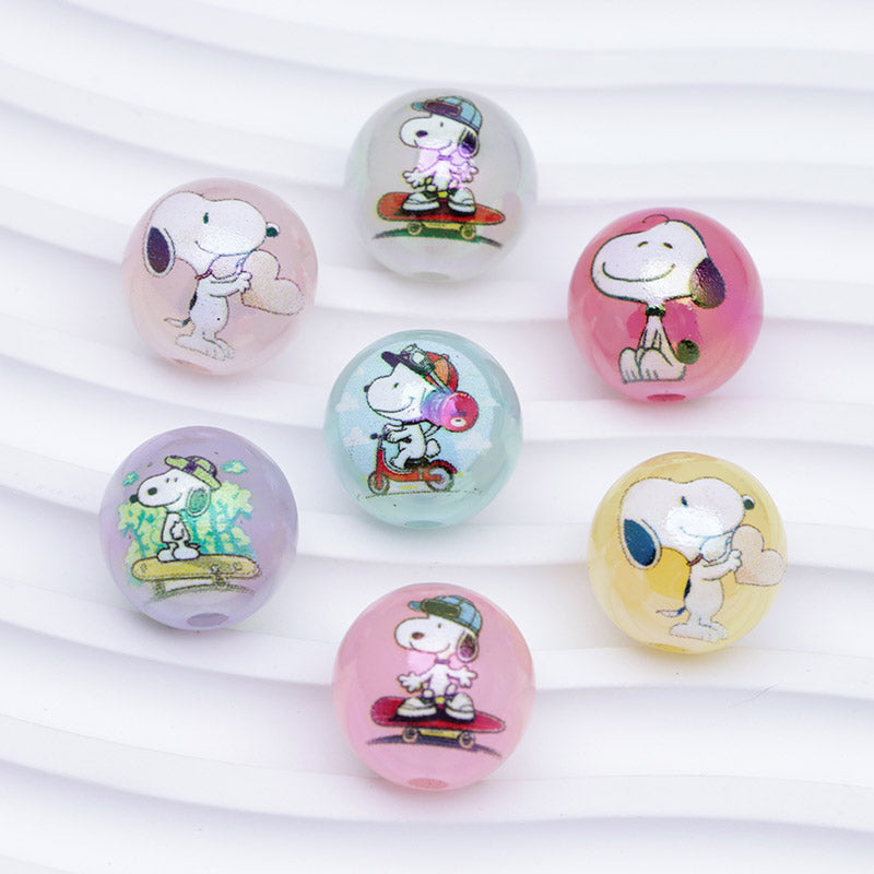 FS4257- 16mm Jelly-Colored Shubiania Curi Beads