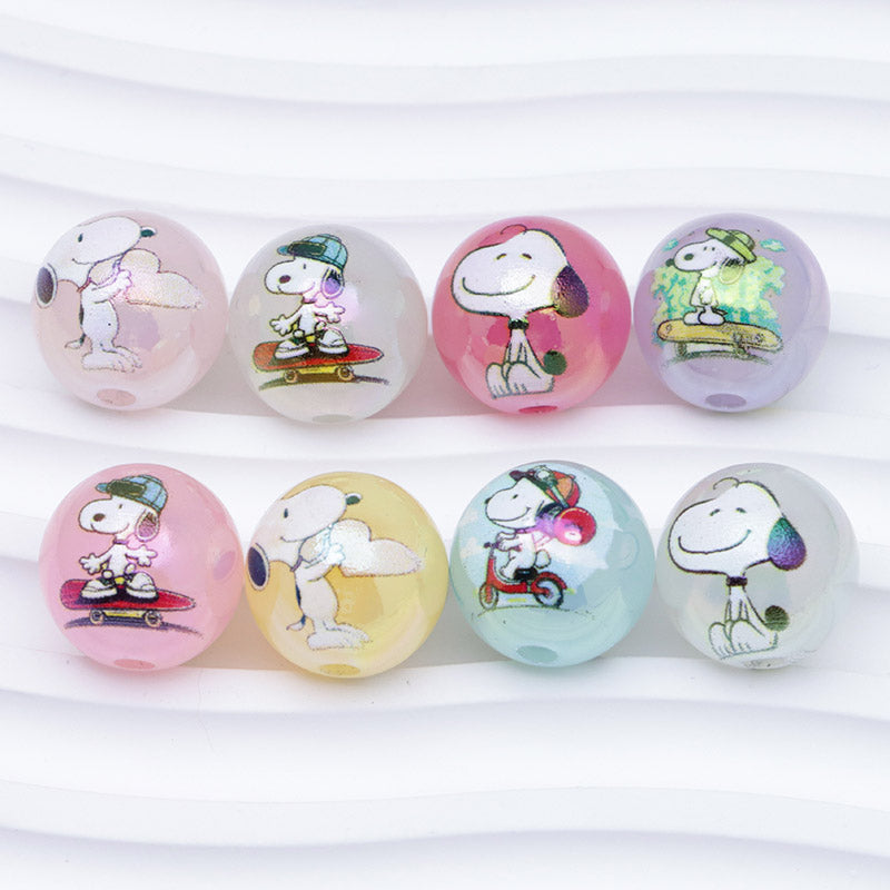 FS4257- 16mm Jelly-Colored Shubiania Curi Beads