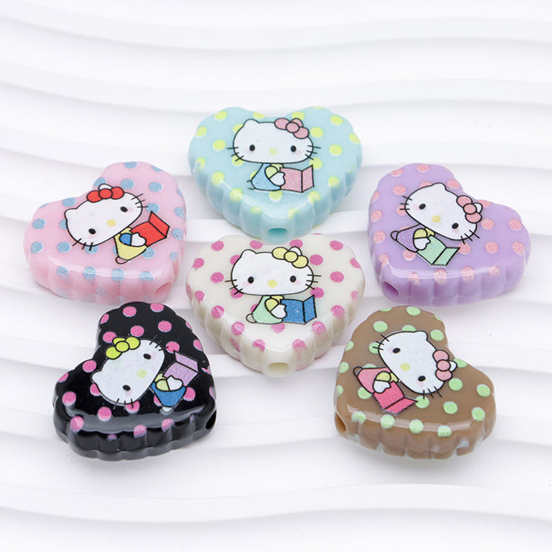 FS4266- HK Love Acrylic Beads