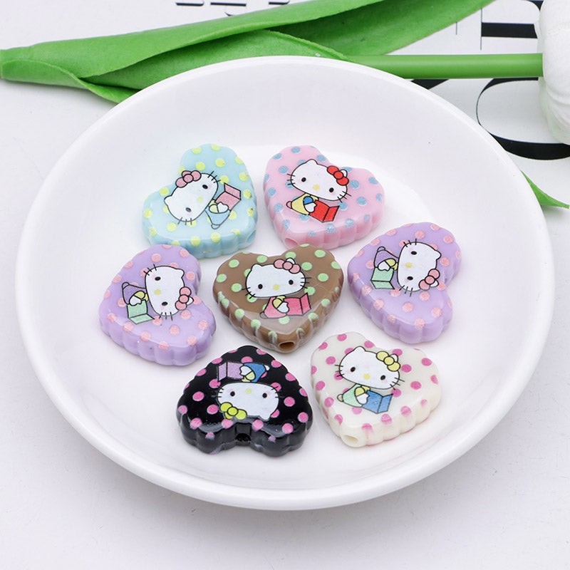 FS4266- HK Love Acrylic Beads