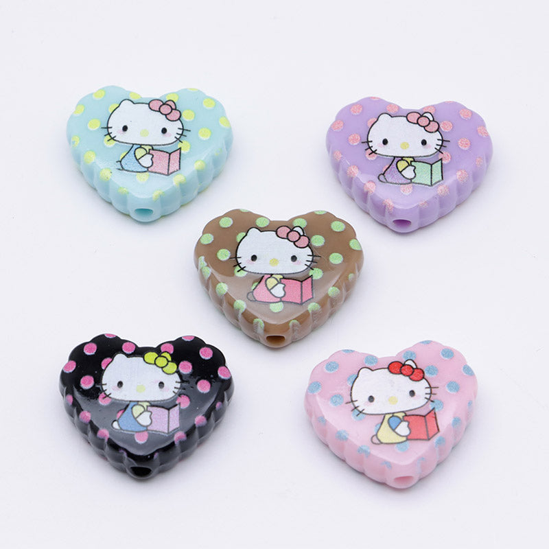 FS4266- HK Love Acrylic Beads