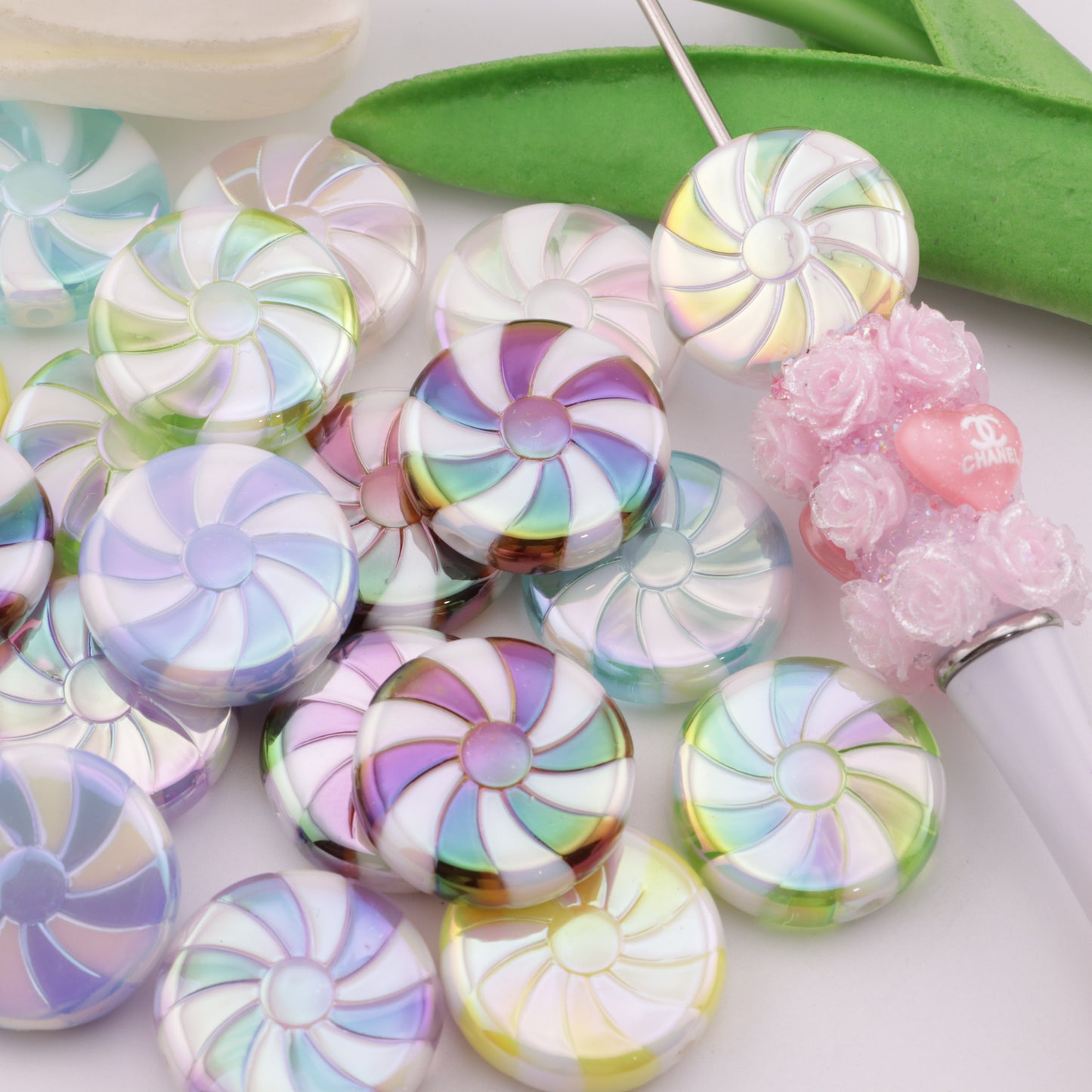 FS2324- Acrylic Lollipop Beads