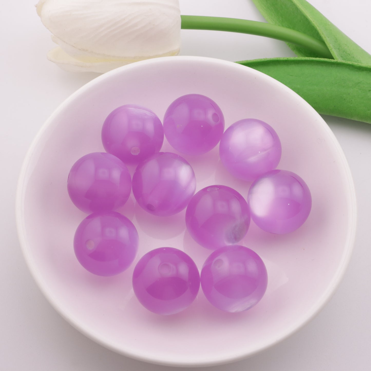 FS3536- 20mm Cat's Eye Resin Beads