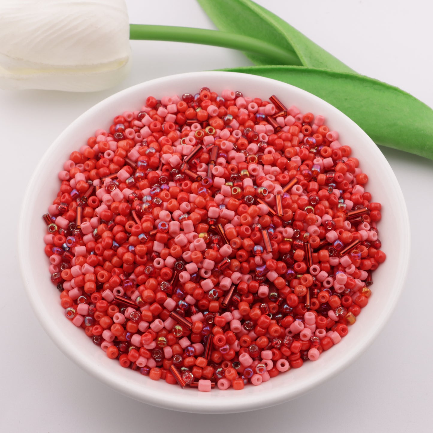 FS3053- 3mm Mixed - Color Glass Seed Beads