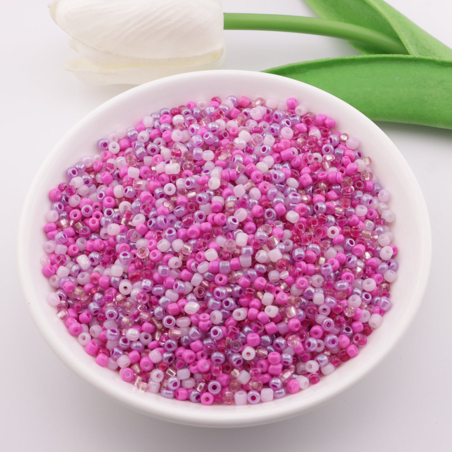 FS3053- 3mm Mixed - Color Glass Seed Beads
