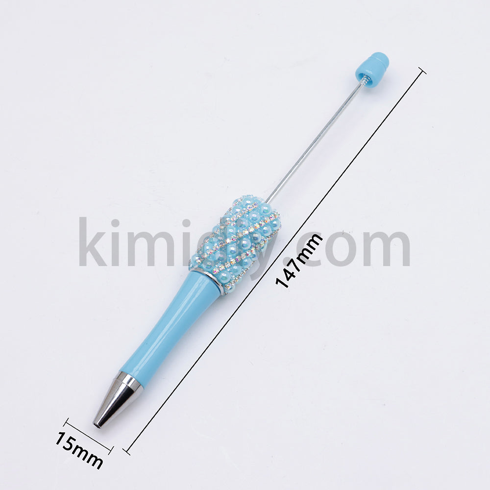FS2089-Pearl Flash Chain Beadable Pens