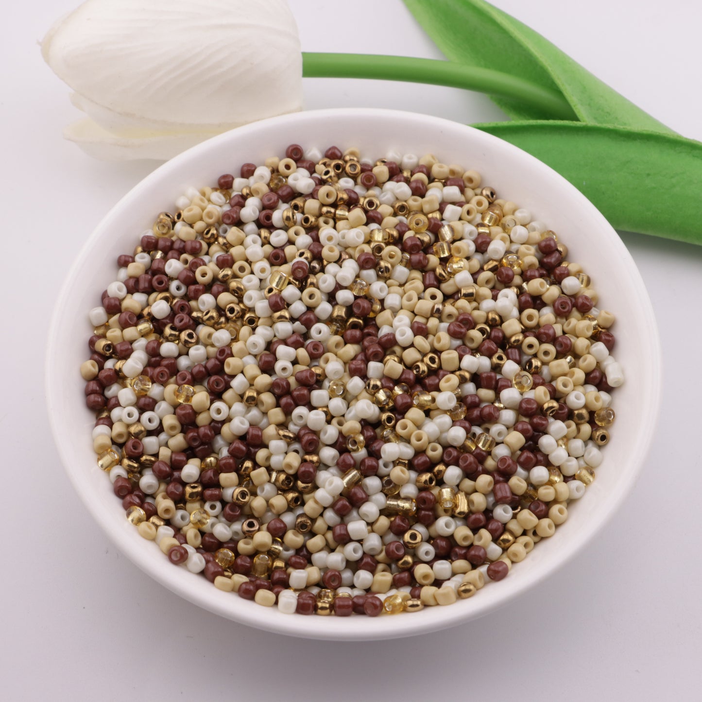 FS3053- 3mm Mixed - Color Glass Seed Beads