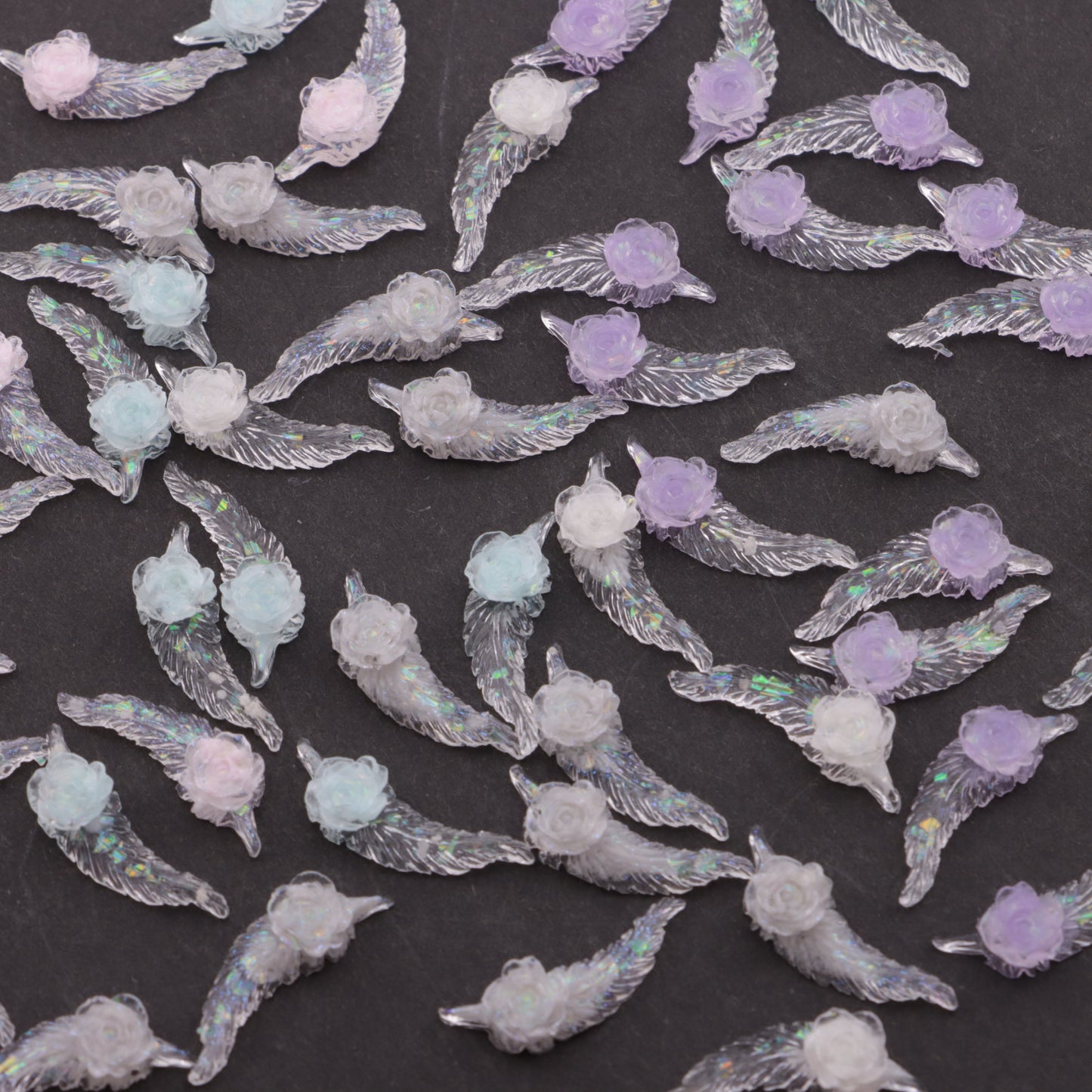 FS4068- Feather Soft Rose Flower Feather Rose Soft Flower