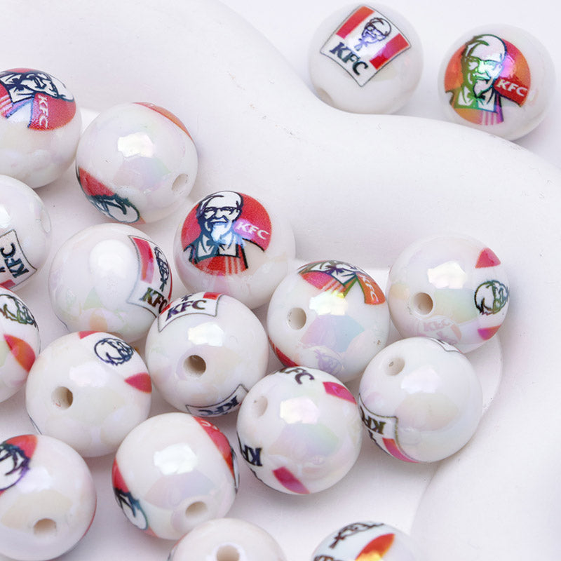 FS4260- 16mm KFC Acrylic Beads