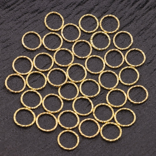 FS3619- 12mm Jump Ring Twisted Round Open Circle