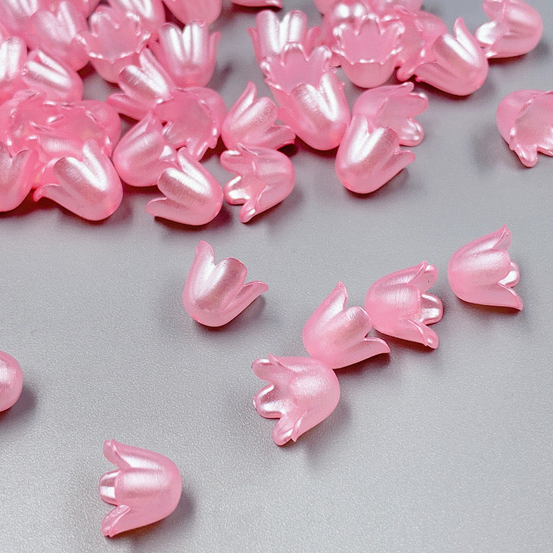 FS0935- 8Mm Mother - of - Pearl Lily - of - the - Valley Acrylic Beads For Making Car Hangers