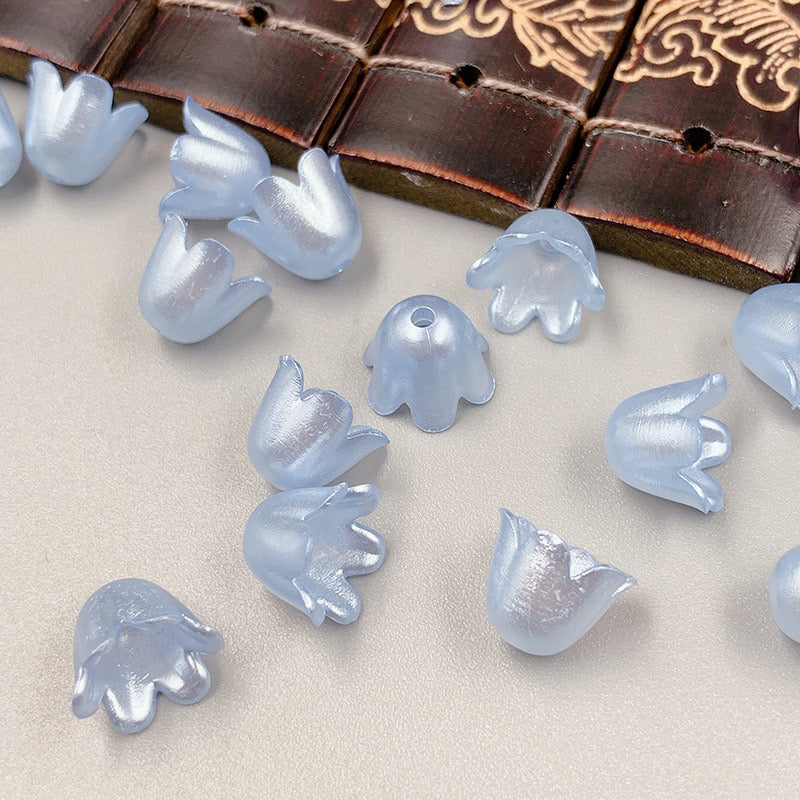 FS0935- 8Mm Mother - of - Pearl Lily - of - the - Valley Acrylic Beads For Making Car Hangers