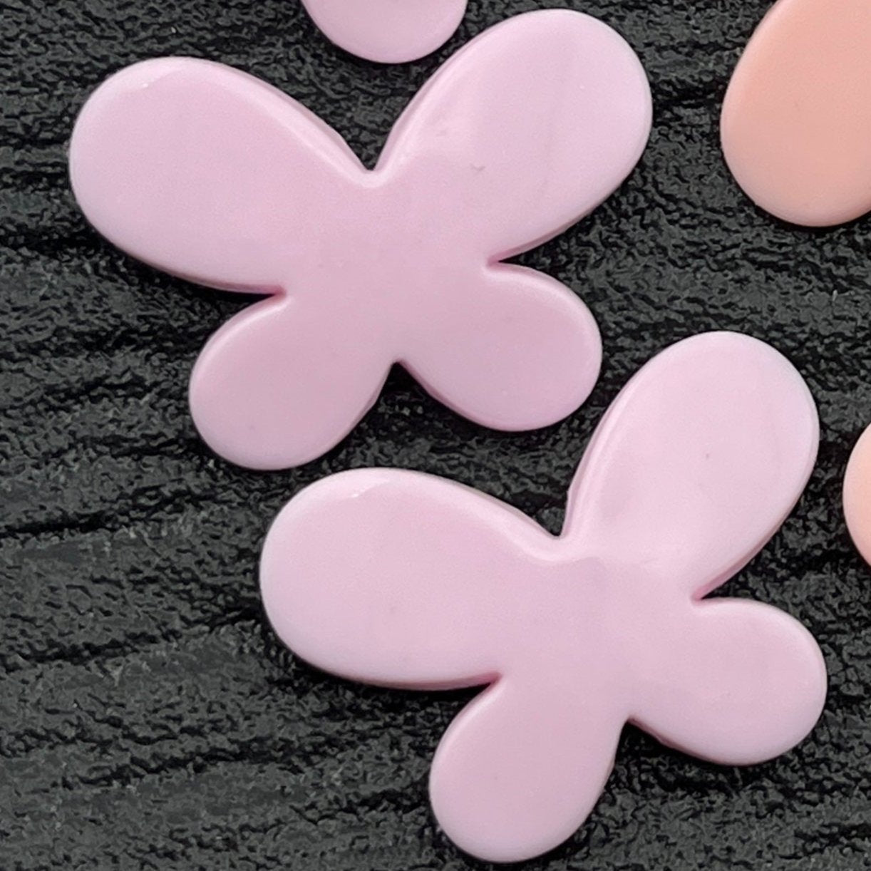FS0383-21MM Little Butterfly Clear Based Acrylic Beads Fit For Beadable Pens