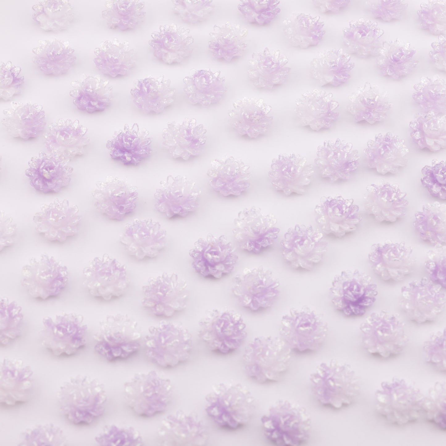 FS5627- 10mm Soft Flower Charms Soft Flower Patches Luminous