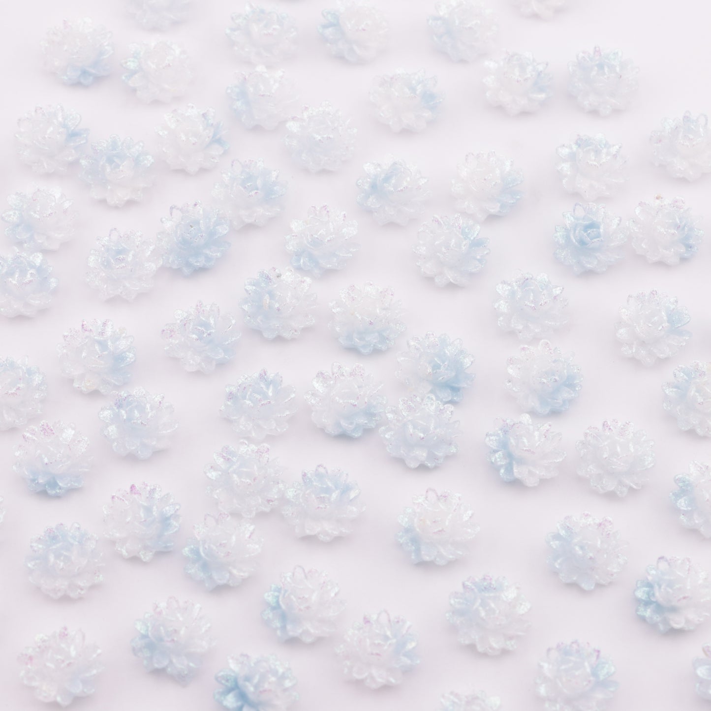 FS5627- 10mm Soft Flower Charms Soft Flower Patches Luminous