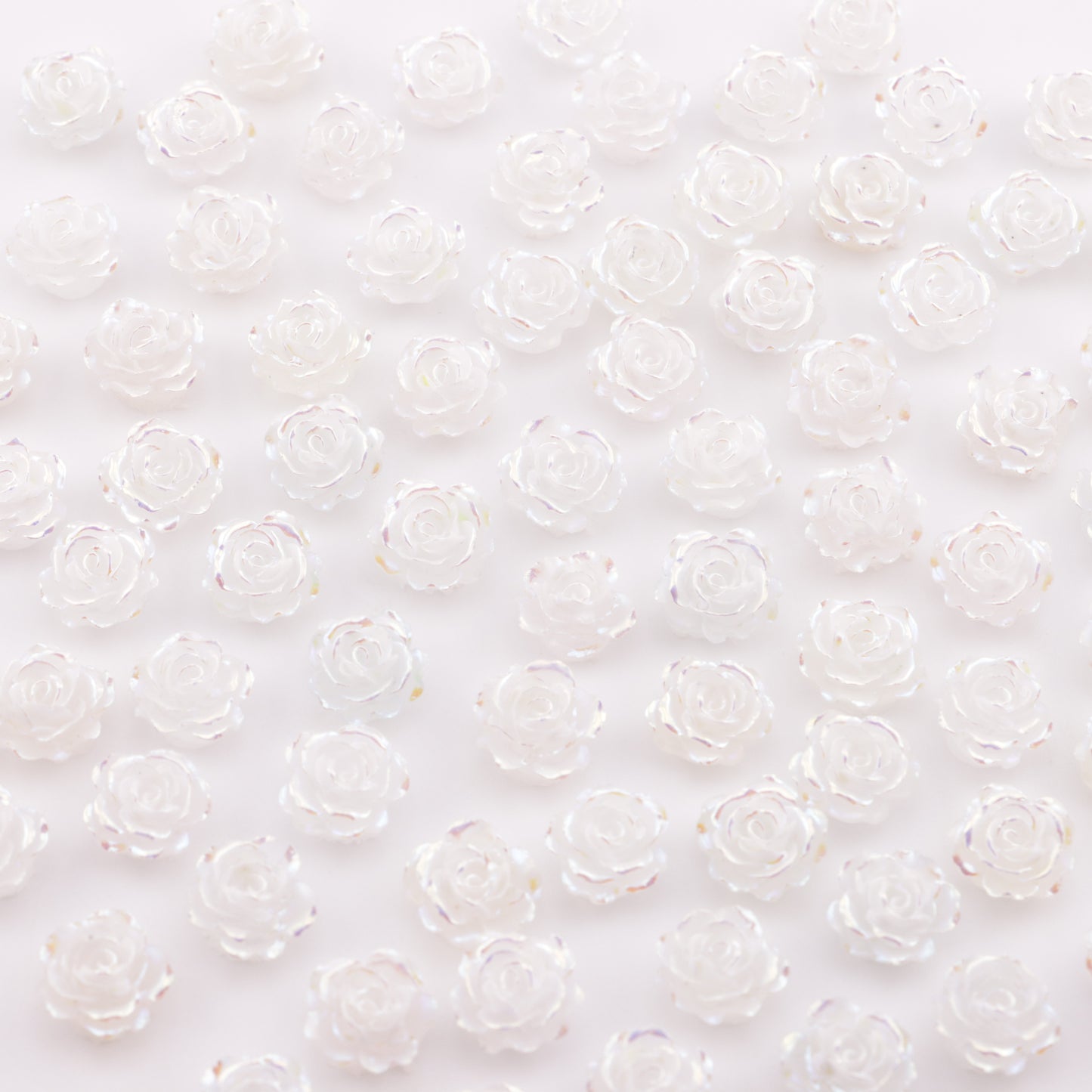 FS5496- 10mm Soft Flower Charms Soft Flower Patches Luminous Glow In The Dark