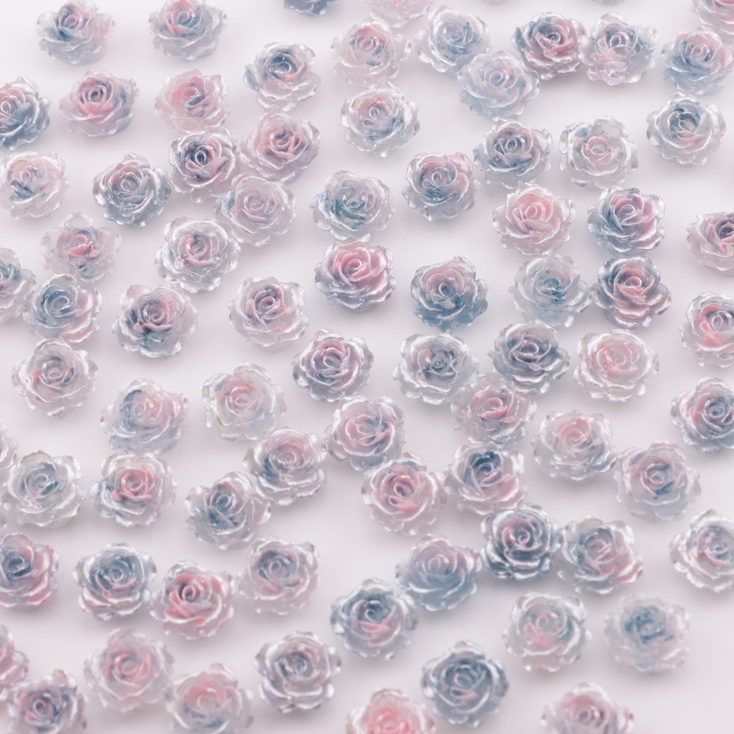 FS5496- 10mm Soft Flower Charms Soft Flower Patches Luminous Glow In The Dark