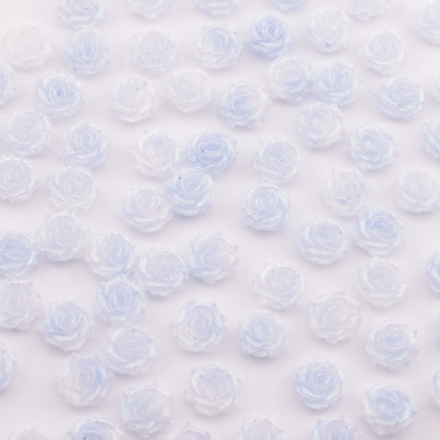 FS5733- 10mm Soft Flower Charms Soft Flower Patches Luminous Glow-In-The-Dark
