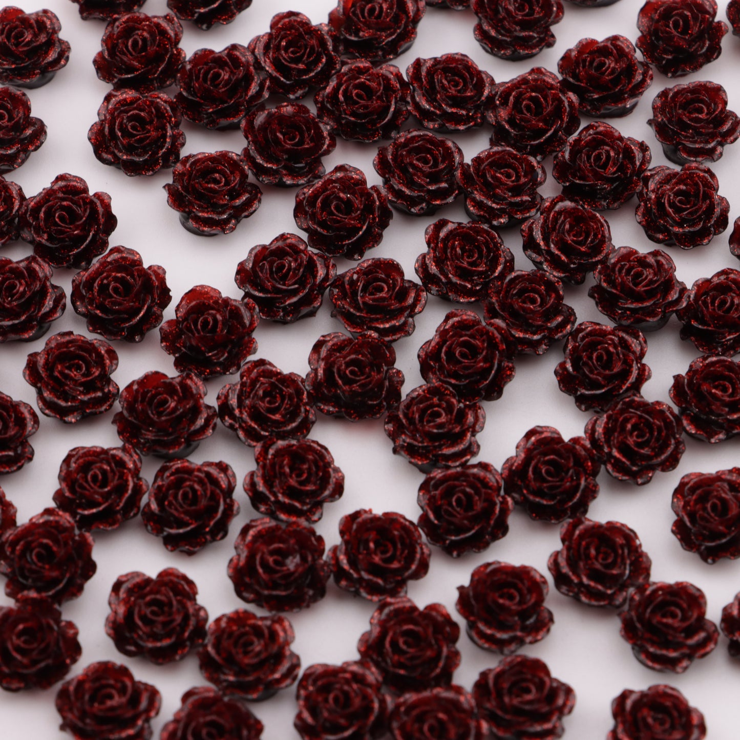 FS5565- 10mm Soft Flower Charms, Soft Flower Patches, Luminous