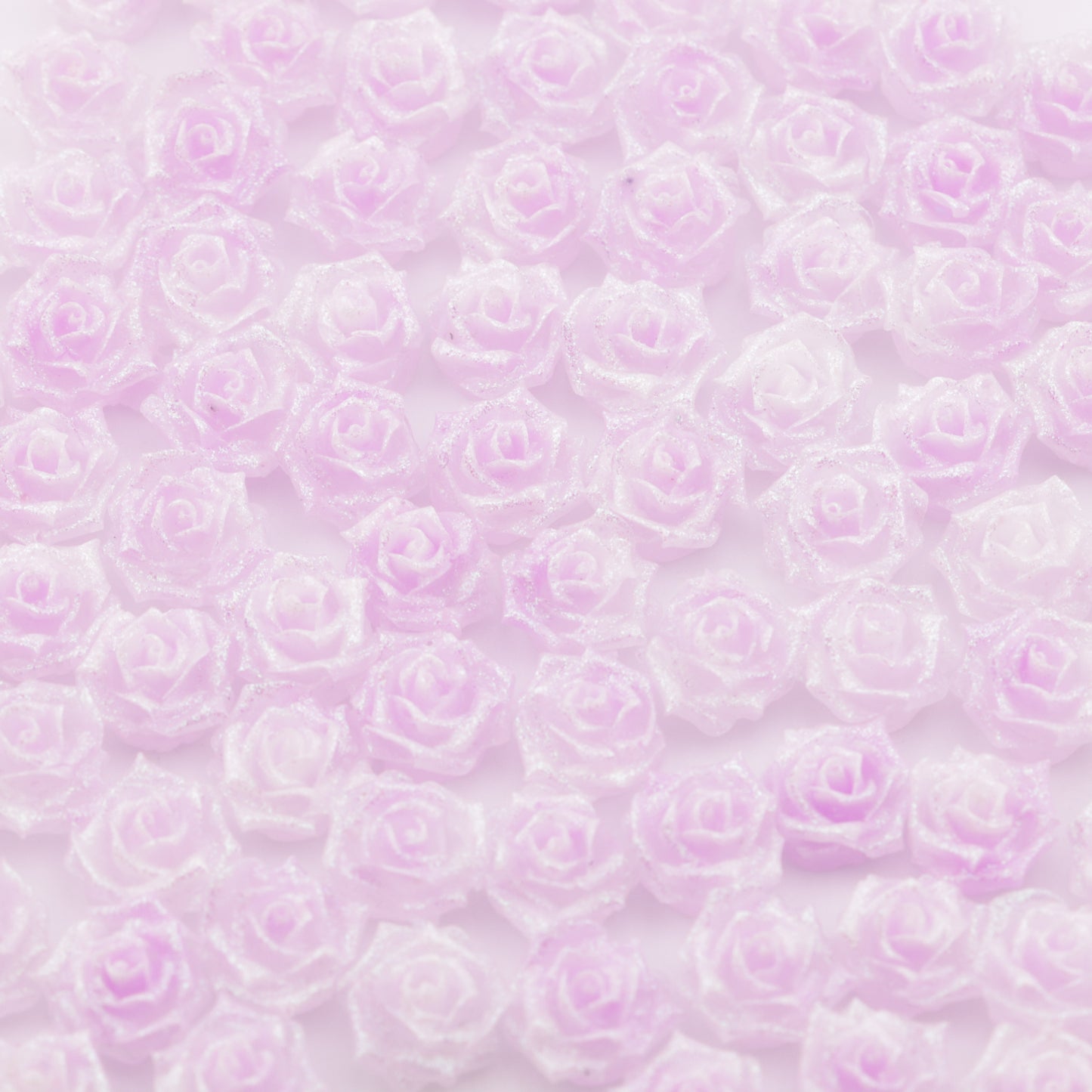 FS5551- 10mm Rose Soft Flower Charms Soft Flower Patches Luminous