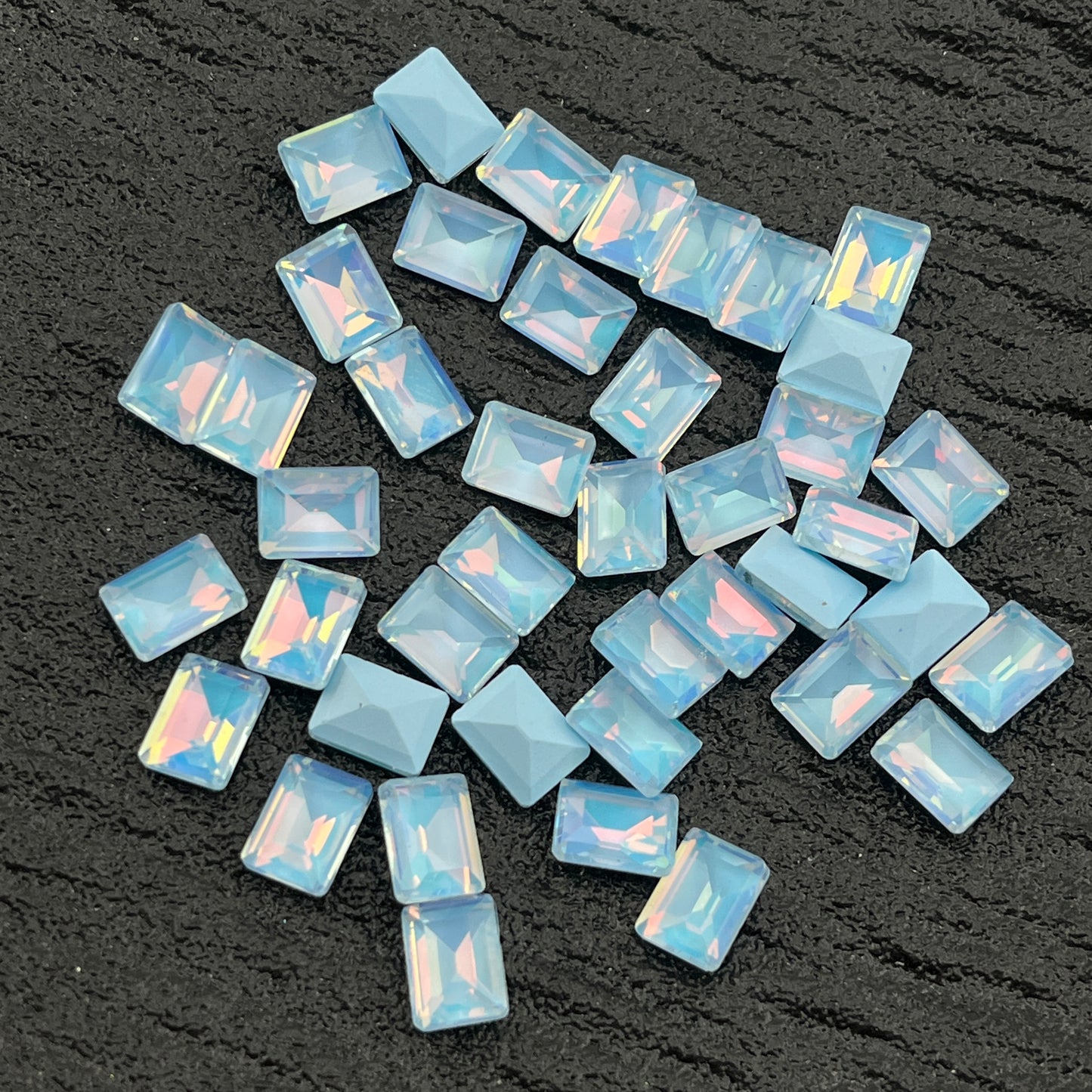 FS2261- 6*8mm Rectangular Mocha Crystal