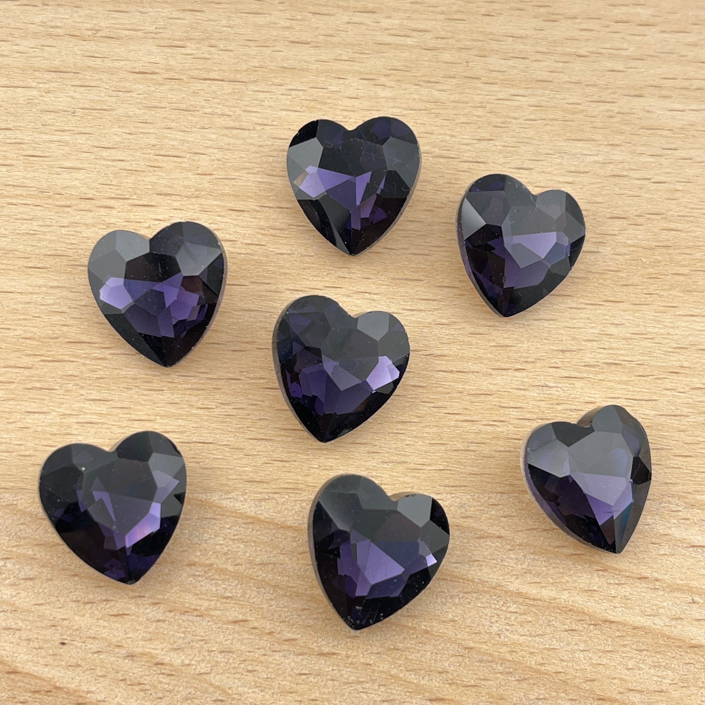 FS2243- 14mm Heart Crystal, Love-shaped Drill With Sharp Bottom
